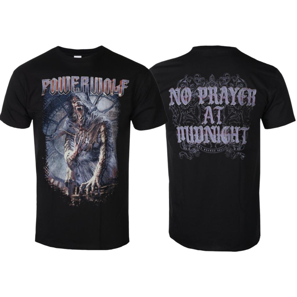Футболка с принтом Powerwolf Chaos Crest В стиле пауэр-метал группы Повседневная футболка Подходит как для унисекс, так и для унисекс