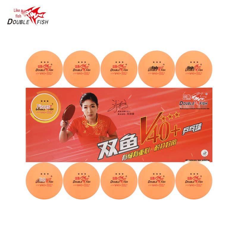 Шарики для настольного тенниса Double Fish 3-Star ABS V40+