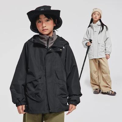 Куртка DK Kids' Polar Fleece 3-в-1 для тепла на открытом воздухе - осень/зима для девочек и мальчиков