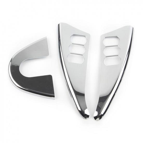 For Harley Electra Street Glide Chrome Inner Fairing Switch Panel Accent Cover