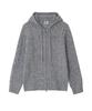 Серый кардиган на молнии с капюшоном Lee Knit