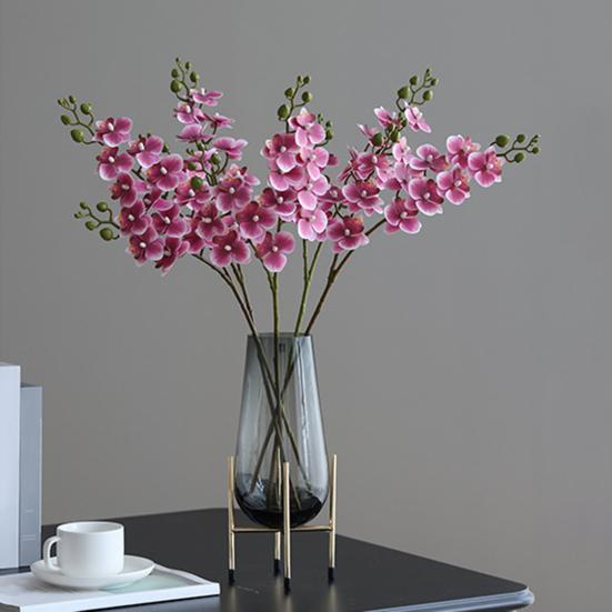 Искусственные орхидеи-бабочки 2 ветки реалистичный искусственный шелковый цветок свадьба