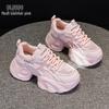Женские сетчатые туфли 2025 года от Dad Shoes — модная дышащая спортивная обувь на толстой подошве для повседневного ношения