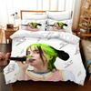 3D Print Billie Eilish Bedding Set Single/Twin/Full/Queen/King Size Adult Bedroom Duvetcover Sets Anime Gift