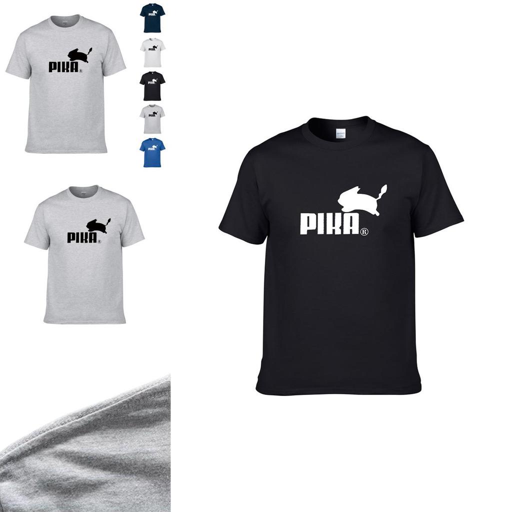 Футболка премиум качества Pokemon Cartoon Pika Pikachu Funny Anime Logo для мужчин и женщин, многоцветная