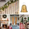 Декоративные Колокольчики Украшения для Вечеринки Рустикальный Праздничный Декор Ретро Колокольчики Елочные Игрушки для Уличного Окна Настенной Полки