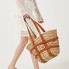 Handmade Straw Bag Large-capacity Shoulder Handheld Rattan Bag Beach Holiday Handbag Women's Bag