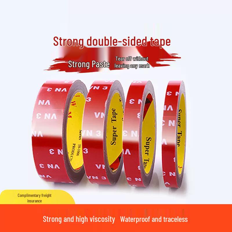 0,8 мм Серая акриловая двухсторонняя клейкая лента для дома, электроники, автомобиля, защиты от дождя - Сильная адгезия