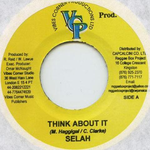 7-дюймовая пластинка SELAH - Think About It VCP 2004 Ямайка Регги, Ска и Даб