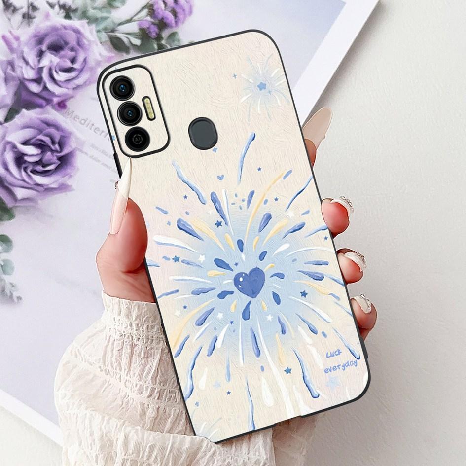 Для Tecno Spark 7 Чехол KF6 KF6j KF6i Обложка Милый Модный Кот Цветок Мягкий Силиконовый Защитник Для Tecno Spark 7P 7T Spark7 Pro Capa