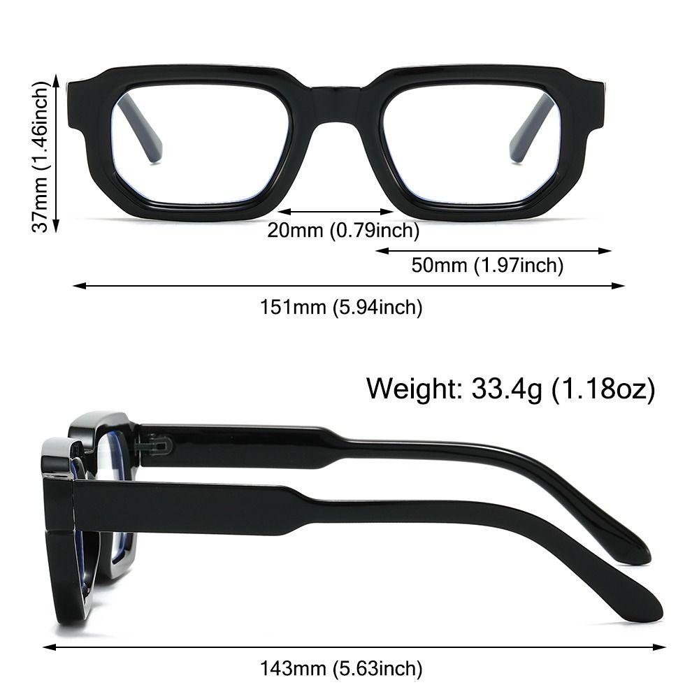 Vintage Small Square Glasses Trendy Eyeglasses Frame Fashion Glasses Frame  for Women & Men