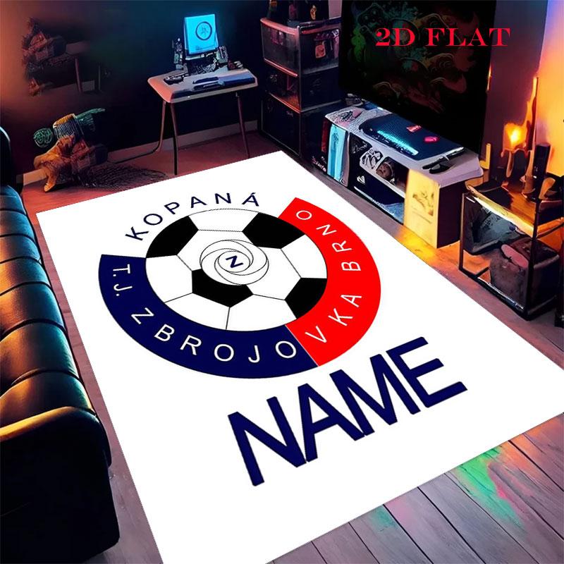 Custom FC Zbrojovka Brno Carpet Rug for Living Room Bedroom Home Sofa Decoration,Kids play Nonslip Floor Mat