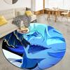 Cookie Run Kingdom Round Area Rug,Carpet Rug for Living Room Bedroom Sofa Playroom Decor,Non-slip Floor Mat19