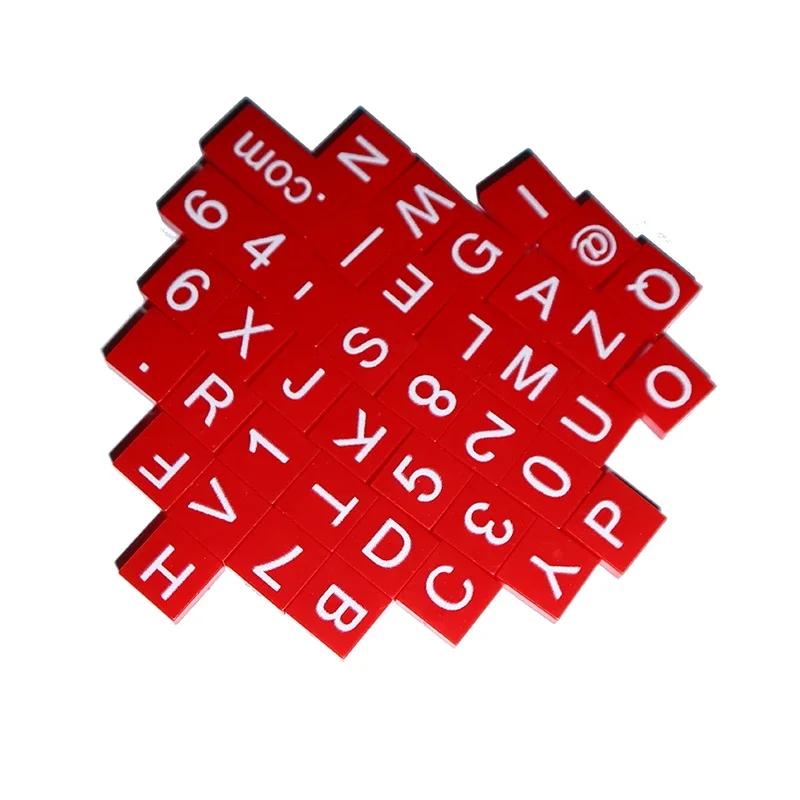 Non-Toxic Moc Printed Gauges Controls Center Radar Screen Keypad Letters Numbers Food Wood Grain Gold Silver Bricks Dollar Building Blocks