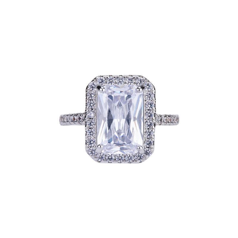 Accessories, Engagement Rings, Imitation Diamond Zircon Wedding Rings, Elegant Bridal Accessories