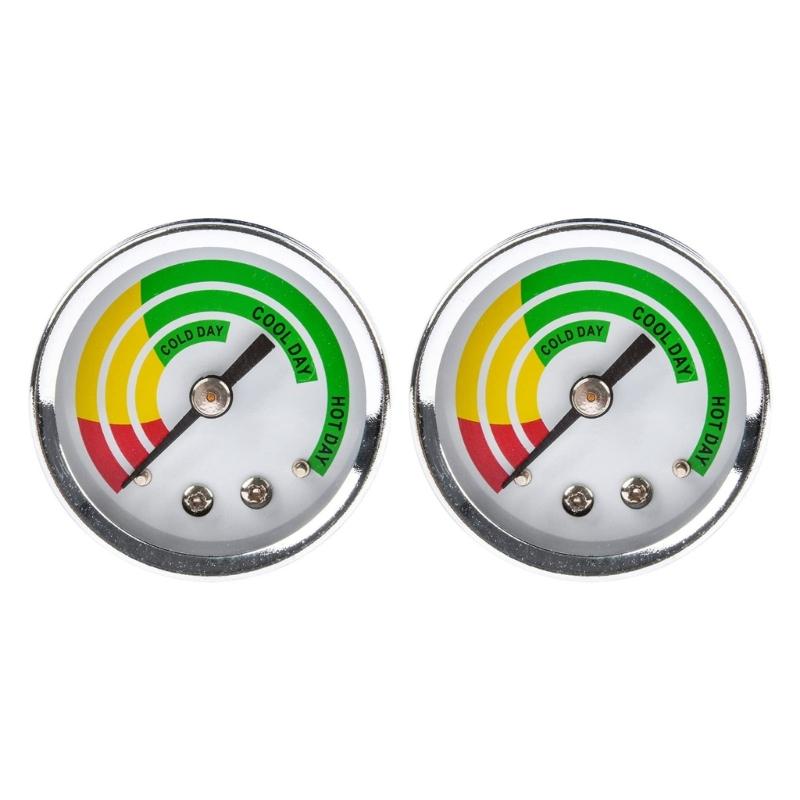 2Pcs Propane Tanks Gauge Level Indicator Solid Brass Leak Detector Gas Level Indicator Universals Gas Pressure Meter