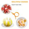 2/6pcs Orange Peeler, Simple Lemon Peeler,Creative Knife,Ring Handle, Fruit Peeler, Vegetable and Fruit Tool, Kitchen Small Tool