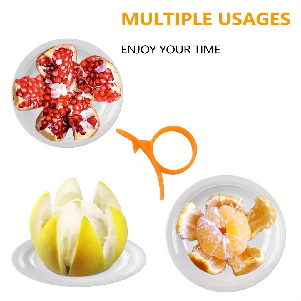 2/6pcs Orange Peeler, Simple Lemon Peeler,Creative Knife,Ring Handle, Fruit Peeler, Vegetable and Fruit Tool, Kitchen Small Tool