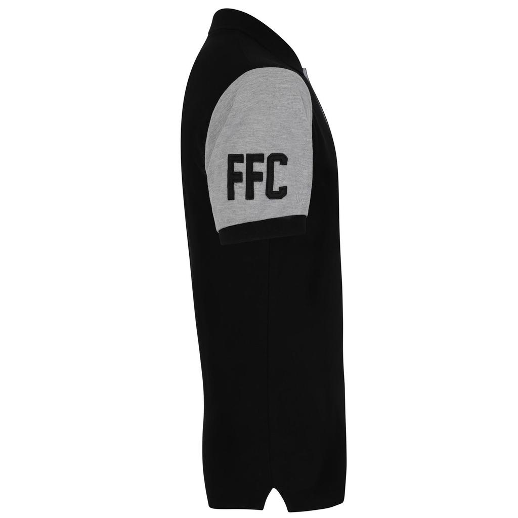 Fulham FC Mens Contrast Sleeves Polo Shirt