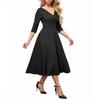 Women's Solid-color Fashionable And Elegant Dress