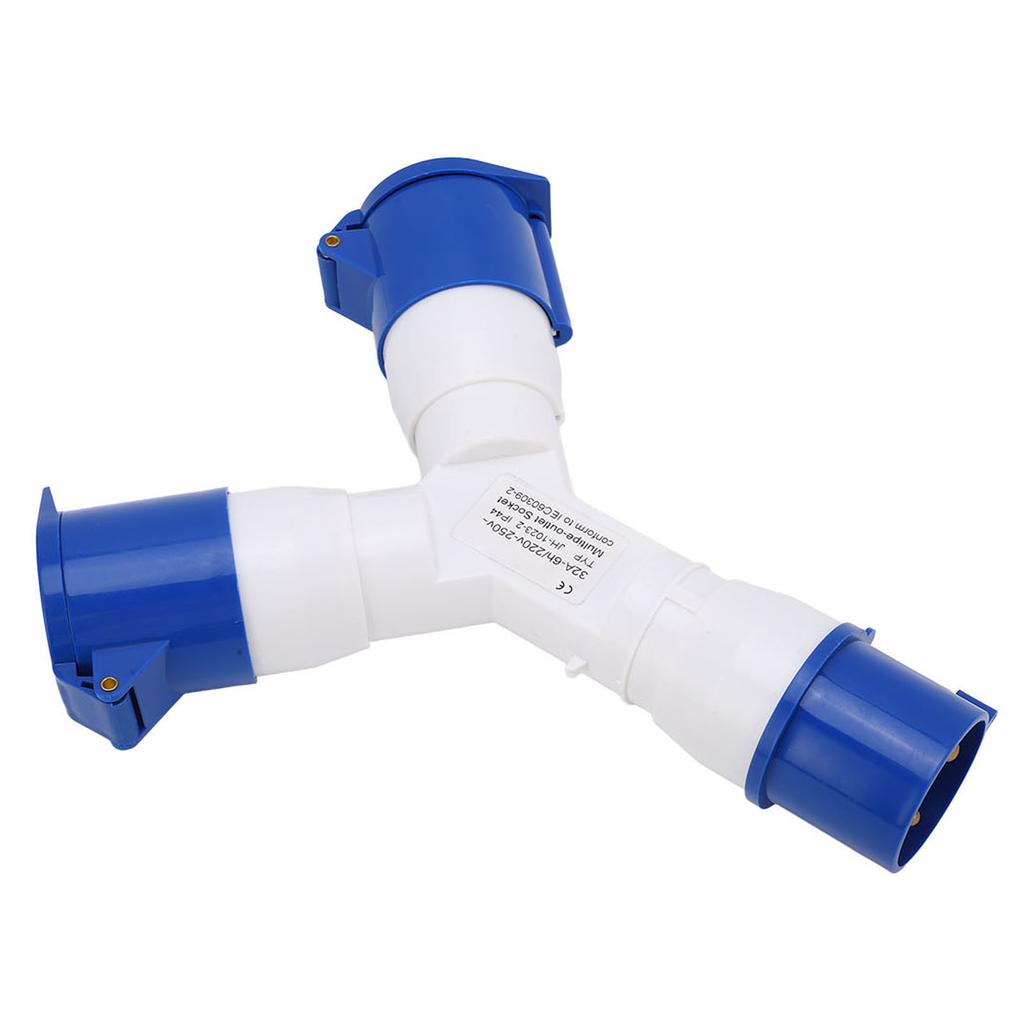 Промышленная вилка многофункциональная IP44 водонепроницаемая 1 вход 2 выхода 3-контактная вилка для промышленной площадки 220-250В