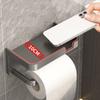 Punch-free Toilet Paper Holder Multifunctional Tissue Hanger Durable Storage Rack  Household