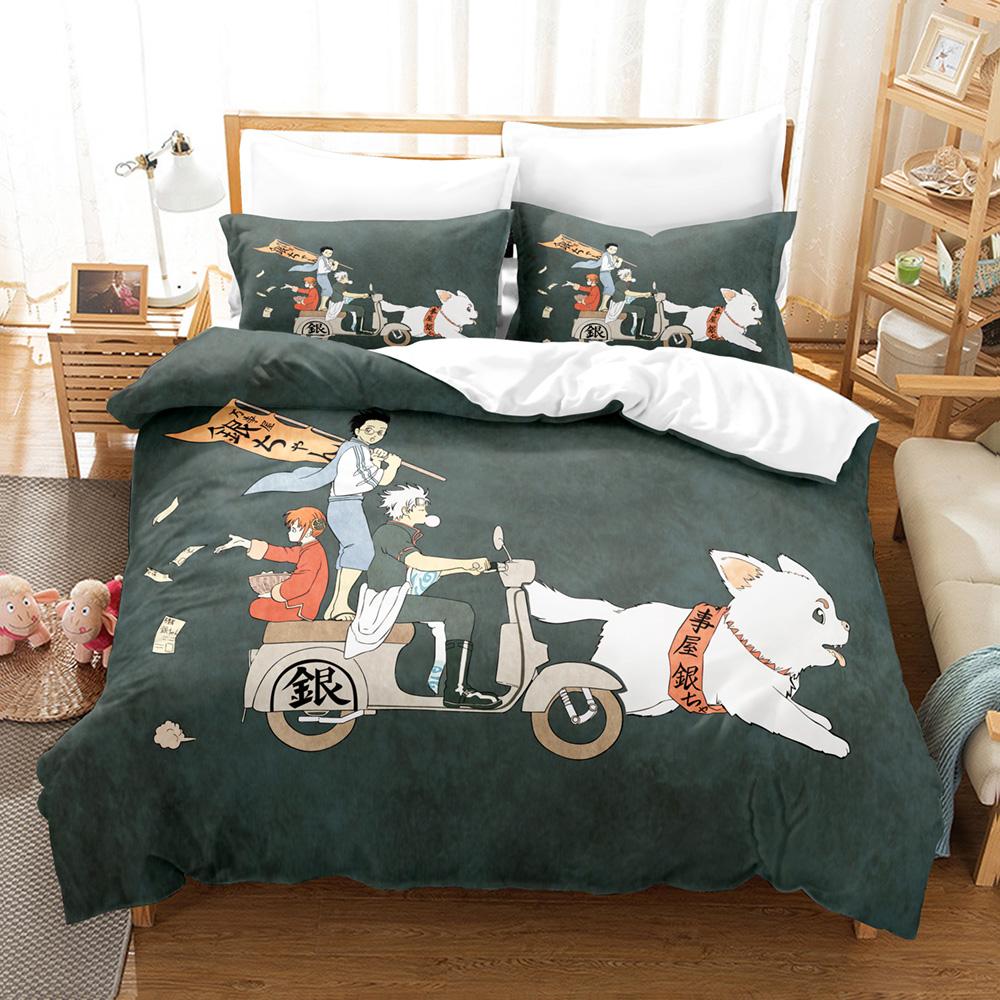 3D Anime Bedding Set For Adults And Children, Single,Twin, Full,Queen, King Size Bed Set,Duvet Cover,3D, Bedroom Bed Linens