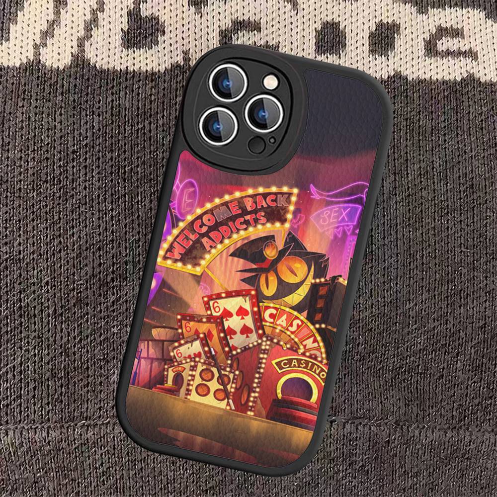 H-Haz-bins Отели Для iPhone 16 15 14 13 12 11 Pro Max Plus Ударопрочный Кожаный Мягкий Чехол Для Телефона