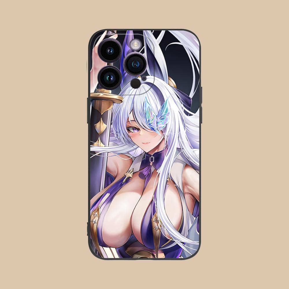 Матовый ТПУ чехол для телефона Azur Lane Unzen для iPhone 17 16 15 14 13 12 11 X XR XS 8 7 Air Pro Max Plus Mini Цветной чехол