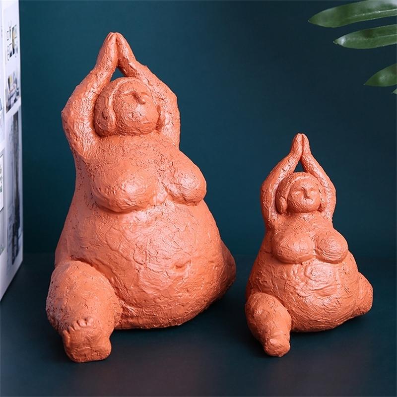 Ручная работа, скульптура для йоги из смолы, элегантная фигурка для гостиной, прихожей, стола, декор для любителей йоги, подарок на день рождения