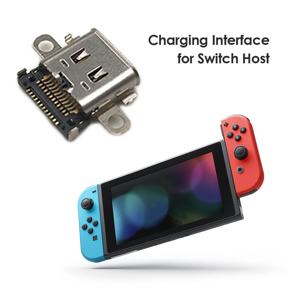 Высококачественный сменный порт зарядки USB Type C для консоли Nintendo Switch, запчасти и аксессуары для ремонта