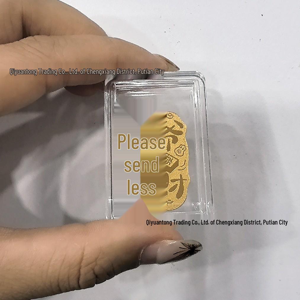 999 Pure Gold Princess Lucky Mobile Phone Sticker – Brings Prosperity and Happiness