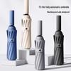 72-Bone Double Keel Automatic Folding Umbrella, Women's Dual-Use Wind-Resistant Sunshade, UV Protection, Sunny/Rainy.