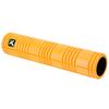 The GRID 2.0 Foam Roller, EVA Grid Foam Roller, Long, 66cm, Available In Orange, Black, Pink, and Lime (Orange) [Parallel Import]