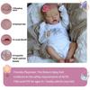 18-дюймовая кукла-симулятор TWINA Baby Rebirth, трансграничная поставка через Интернет, расписанная вручную, с видимой венозной кровью