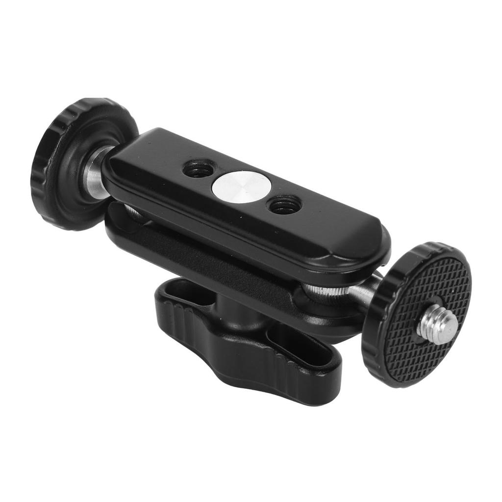 14-дюймовый винтовой зажим с двойной шаровой головкой, вращающаяся на 360 градусов шаровая головка, зажим из алюминиевого сплава для камеры