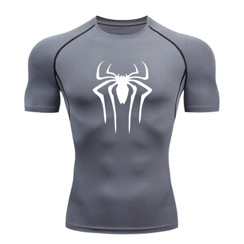 New Compression Shirt Men Fitness Gym Super Hero Sport Running T-Shirt Rashgard Tops Tee Quick Dry Short Sleeve T-Shirt for Men