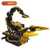 MOC креативный панк-механический жук-кузнечик скорпион-богомол животные модель строительные блоки DIY кирпичи детские рождественские подарки игрушки