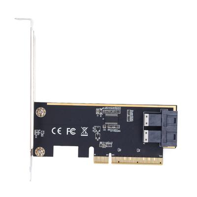 Карта адаптера PCIe3.0 X8 - U.2 64 Гбит/с высокоскоростная карта расширения PCI Express - Dual Port SFF 8643