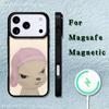 Милый Чехол для Телефона Y-Yoshitomo N-Nara Для iPhone 17,16,15,14,13,12,11,Pro,Max,Plus,Mini,SE4,E Магнитный Magsafe Беспроводная Зарядка