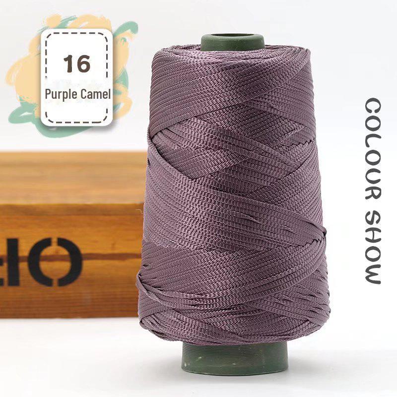Легкая мерсеризованная хлопковая и льняная нить для шляп, обуви, сумок, подушек. Идеально подходит для изделий ручной работы с усовершенствованной шелковой нитью.