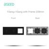Bseed 228mm 1 Gang 2 Gang 3 Gang Switch With Wall Socket Glass Panel Only White Black Gloden EU Standard Pearl Crystal Glass