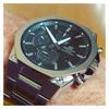 Casio EDIFICE Спортивные Уличные Тонкие Водонепроницаемые Солар Кварцевый Механизм Стальной Браслет Японские и Корейские Часы Мужские Часы Черный Циферблат EFS-S570D-1A