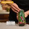2 шт. Стеклянные грузы для брожения с широким горлышком для банки для ферментации, крышка-груз из прозрачного стекла для банки для брожения