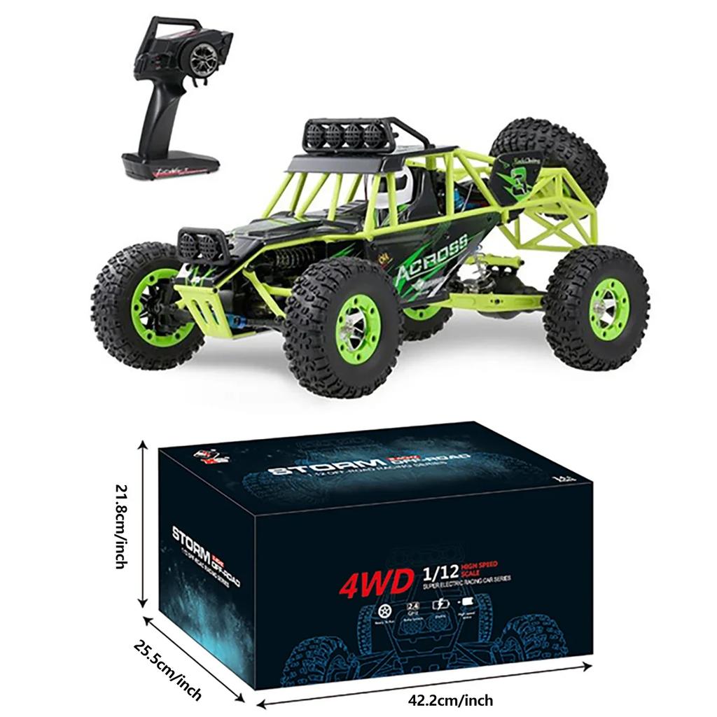 WLtoys 1/12 Радиоуправляемая машина 12428 50 км/ч высокая скорость 4WD Внедорожный Гусеничный RTR 2.4G Дистанционное Управление Электрический Скалолазный Гусеничный Игрушки для Детей