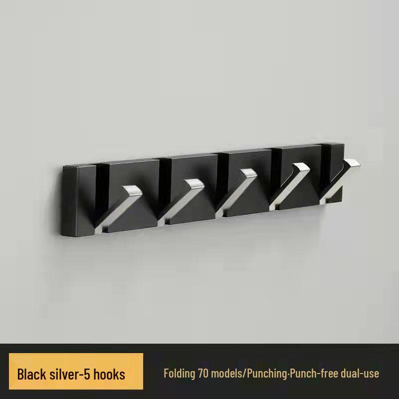 Elegant No-Drill Foldable Hidden Coat and Hat Hook for Entryways