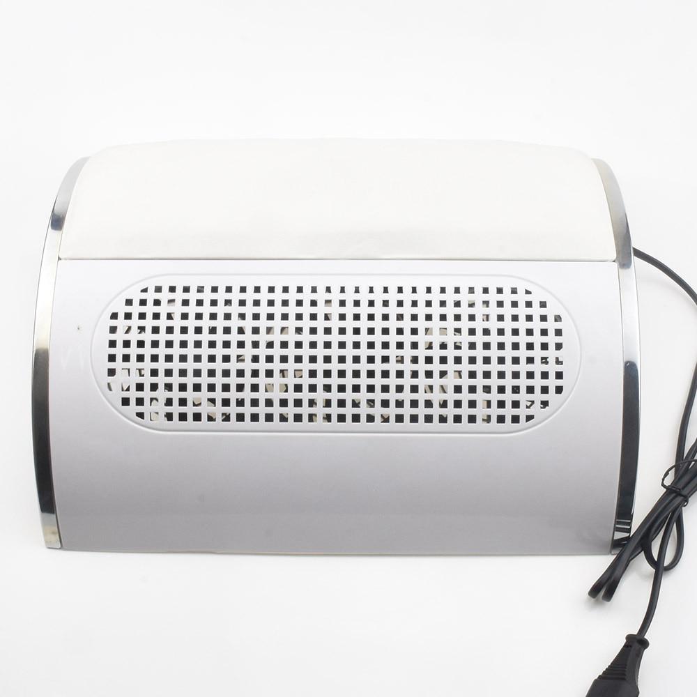 Powerful Nail Dust Suction Collector with 3 Fan Vacuum Cleaner Manicure Tools with 2 Dust Collecting Bags Nail Salon Equipment