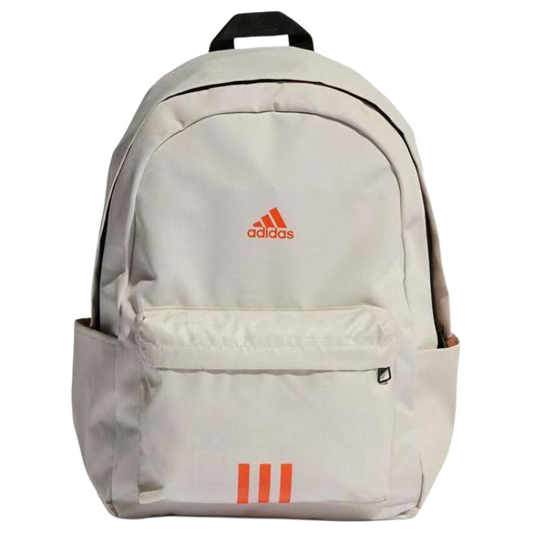 adidas Clsc Bos 3S BP Серия Спортивный Повседневный Логотип Бренда Молния Рюкзак Унисекс Рюкзак Коричневый HM9146