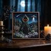 Handmade Textile Art Project 2PCS Dark Gothic DIY 3D Fabric Craft Kit, Sculpture Creative Design Set Project, Beginner Friendly Material Pack,