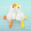 Plush White Unique Goose Hanging Charm Adorable Duckling Keychain Perfect For Kids And Teens